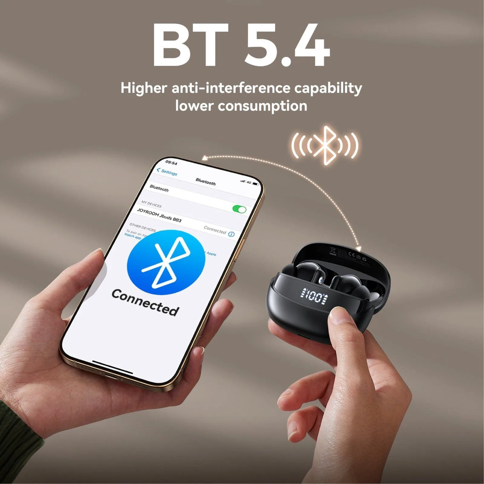 Joyroom Jbuds BB3 ENC True Wireless Earbuds - Black