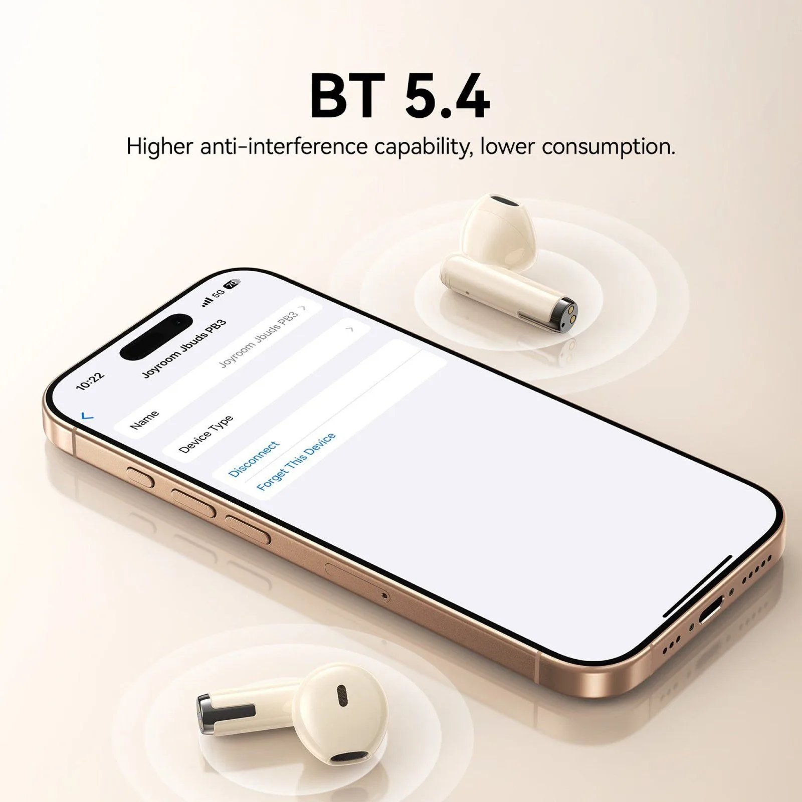 Joyroom Jpods PB3 ENC True Wireless Bluetooth Earbuds - Beige