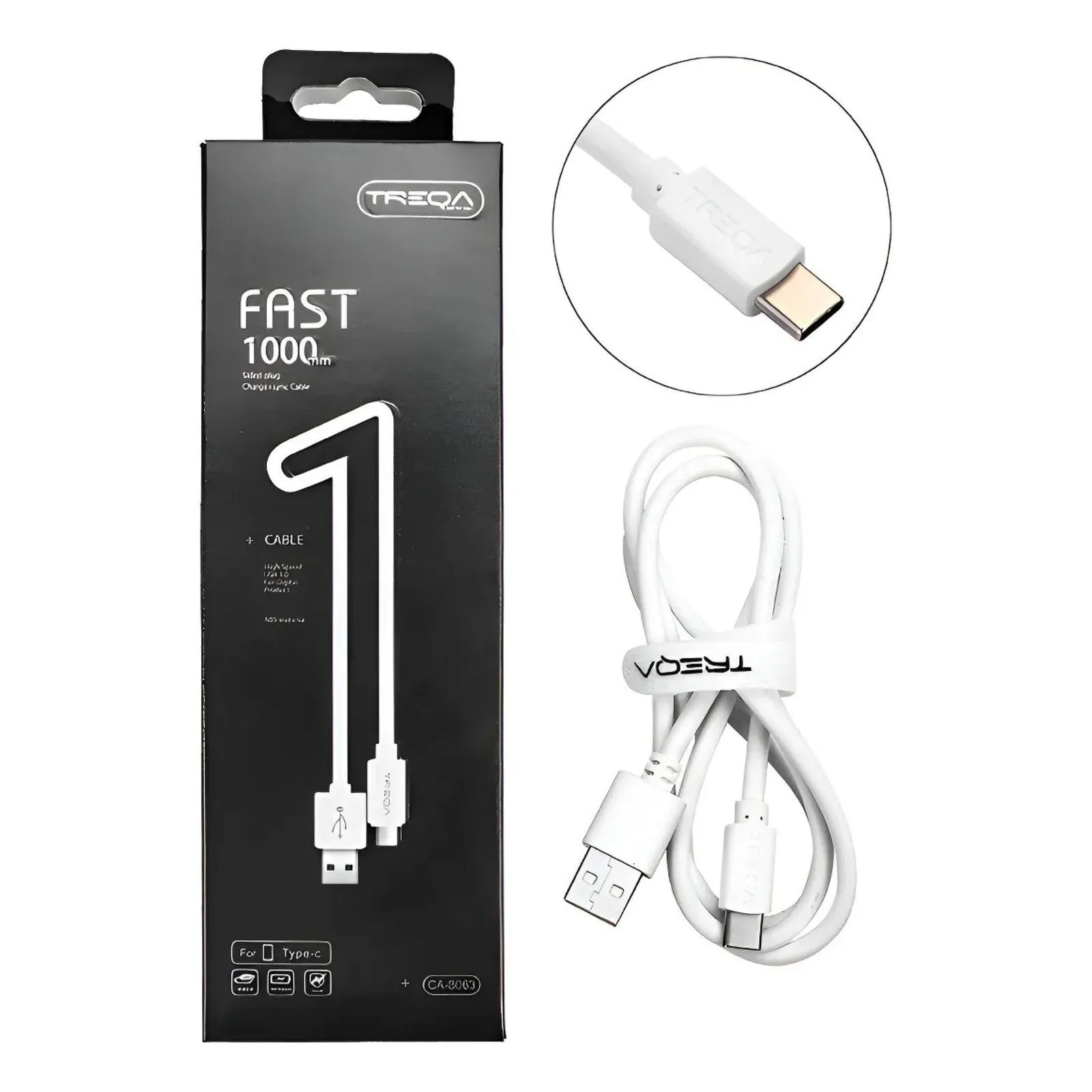 كابل TREQA CA-8063 من USB-A إلى Type-C
