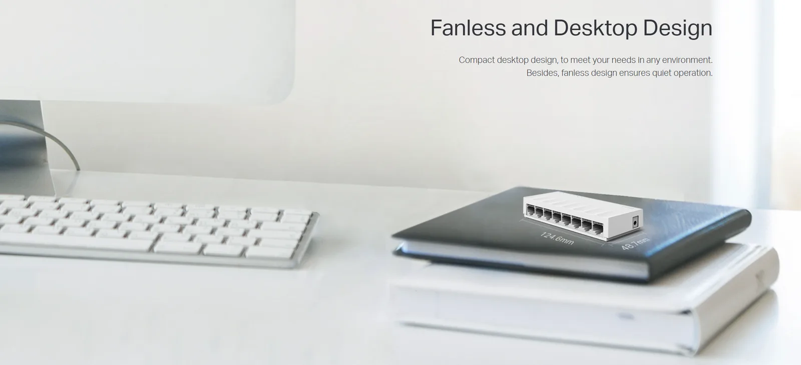 سويتش مكتبي TP-Link LS1008 بثمانية منافذ 10/100 ميجابت/ث