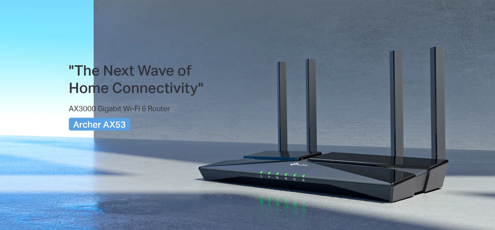 TP-Link AX3000 Dual-Band Gigabit Wi-Fi 6 Router - Archer AX53