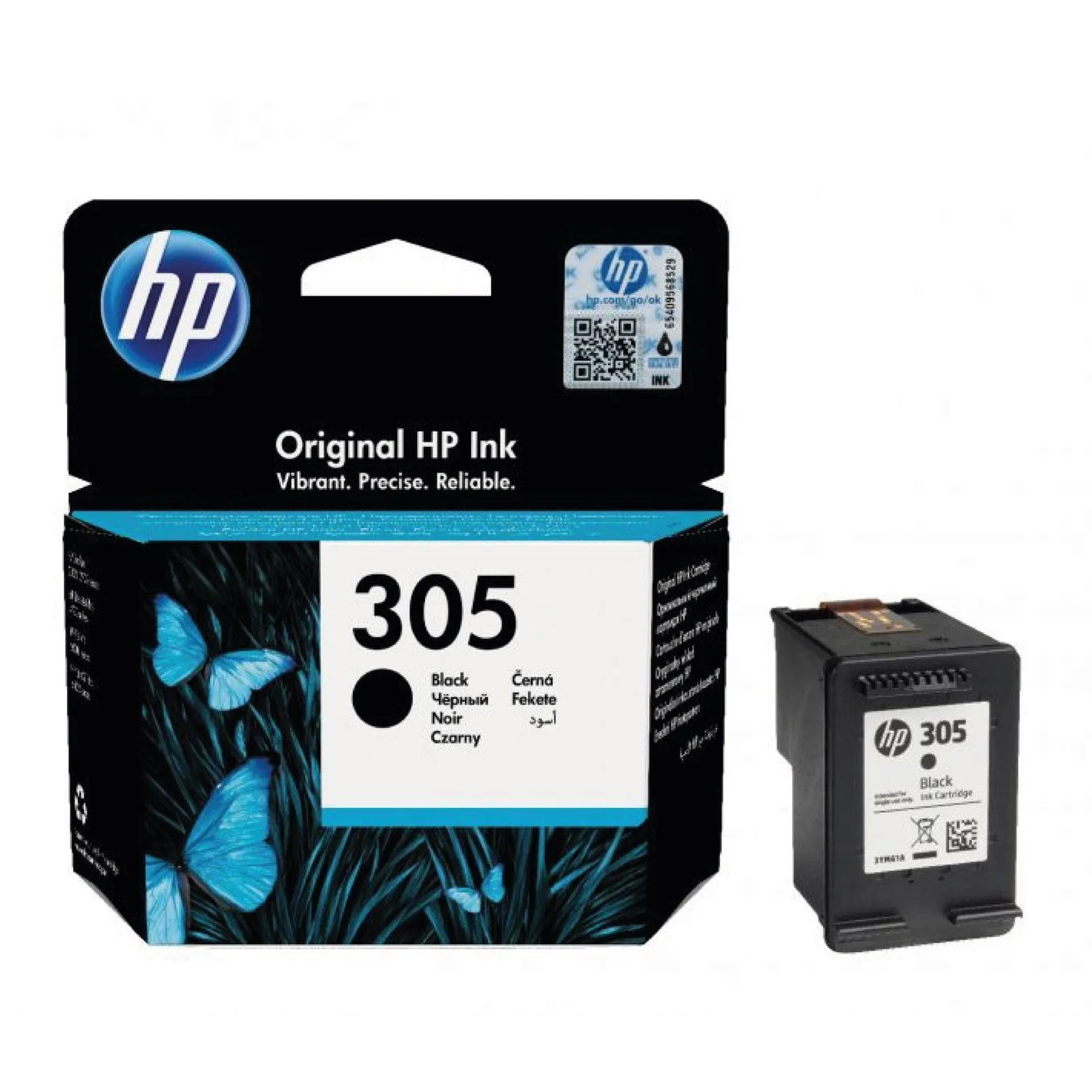 خرطوشة حبر HP 305 أصلية - أسود - 3YM61AE