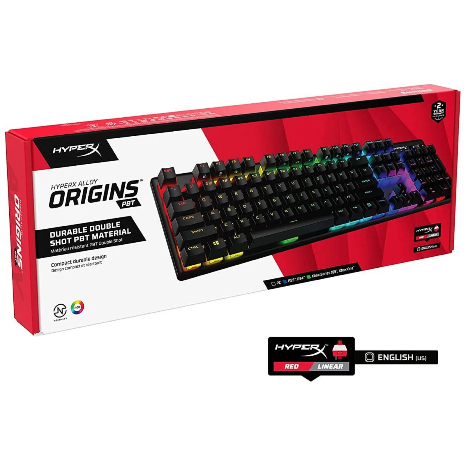 HyperX Alloy Origins PBT - Mechanical Gaming Keyboard