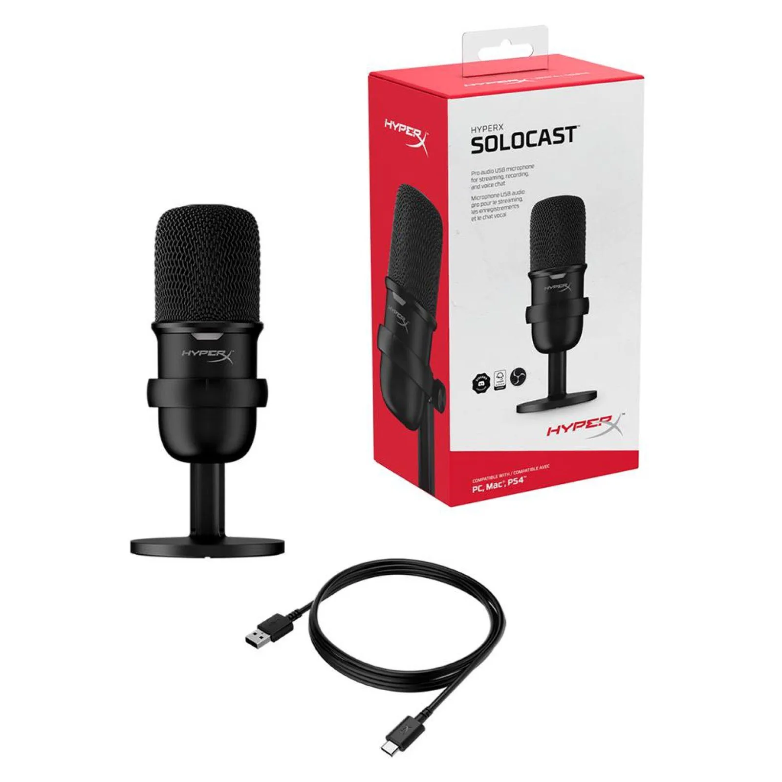 HyperX SoloCast USB Gaming Microphone