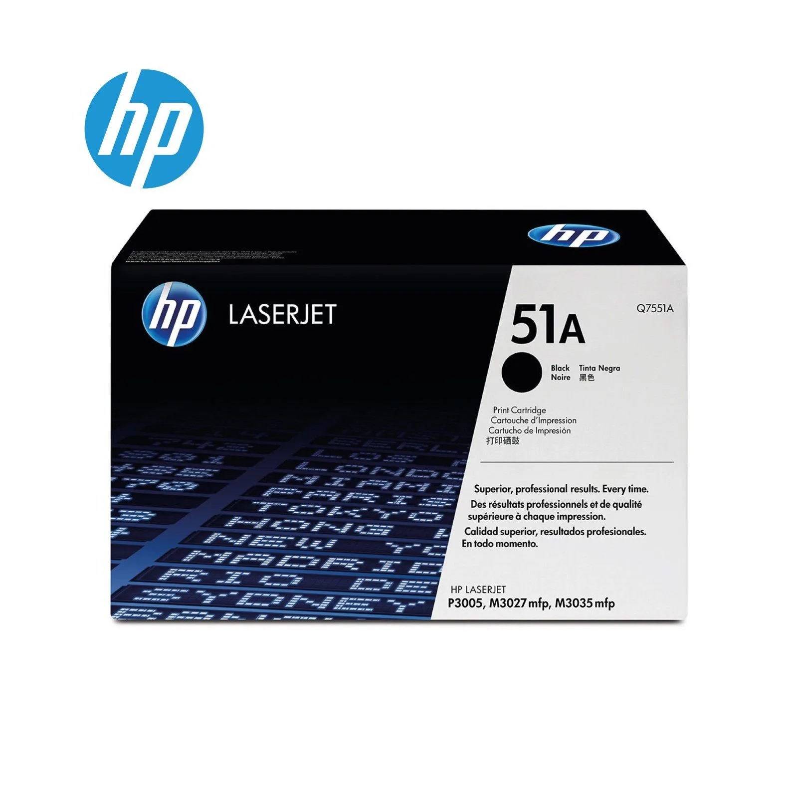 خرطوشة حبر ليزر HP 51A أصلية - أسود - Q7551A