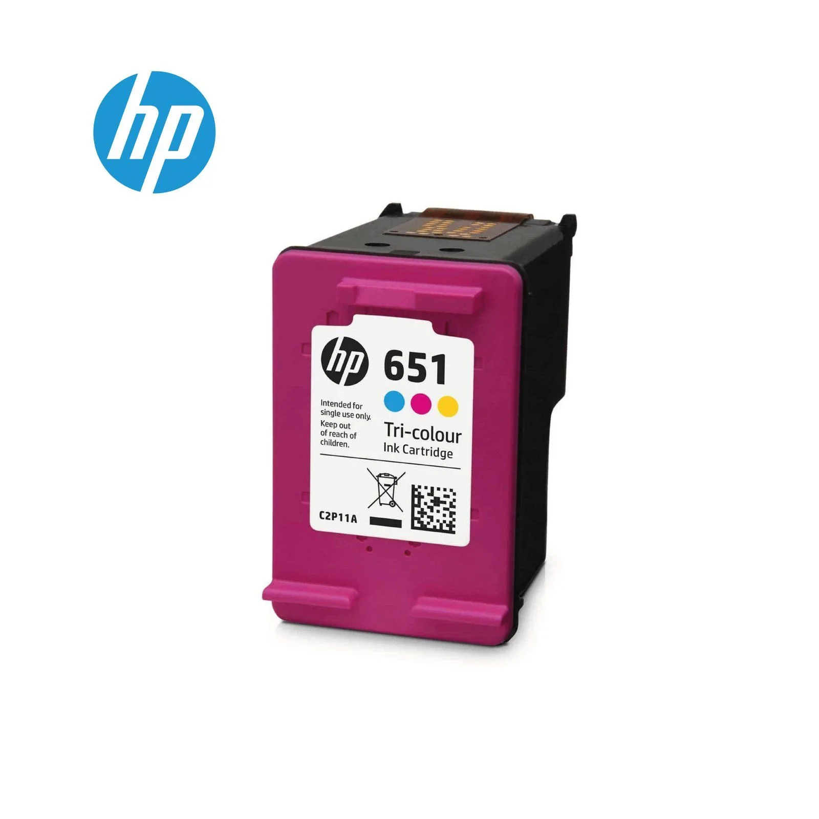 خرطوشة حبر HP 651 أصلية - ملوّن - C2P11AE