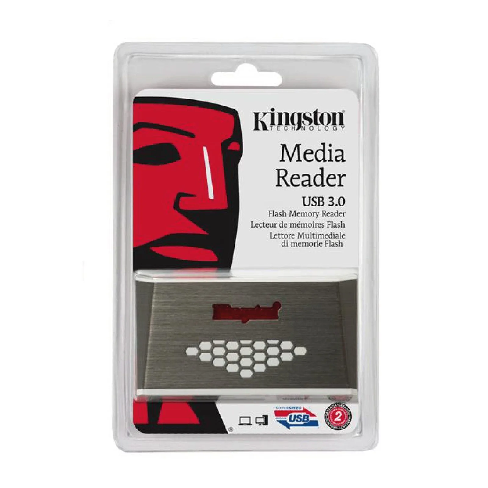 Kingston USB 3.0 High-Speed Media Card Reader - FCR-HS4
