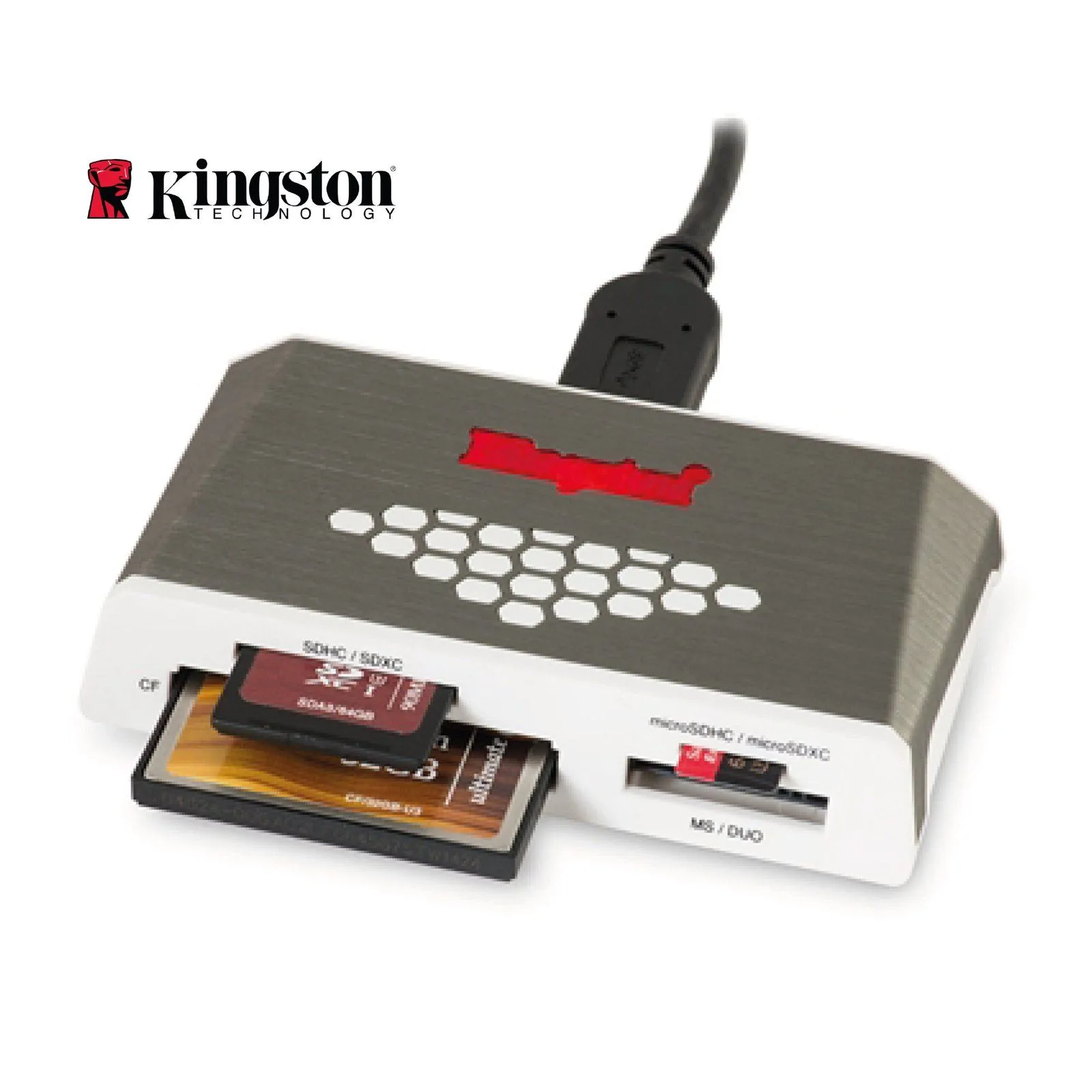 Kingston USB 3.0 High-Speed Media Card Reader - FCR-HS4