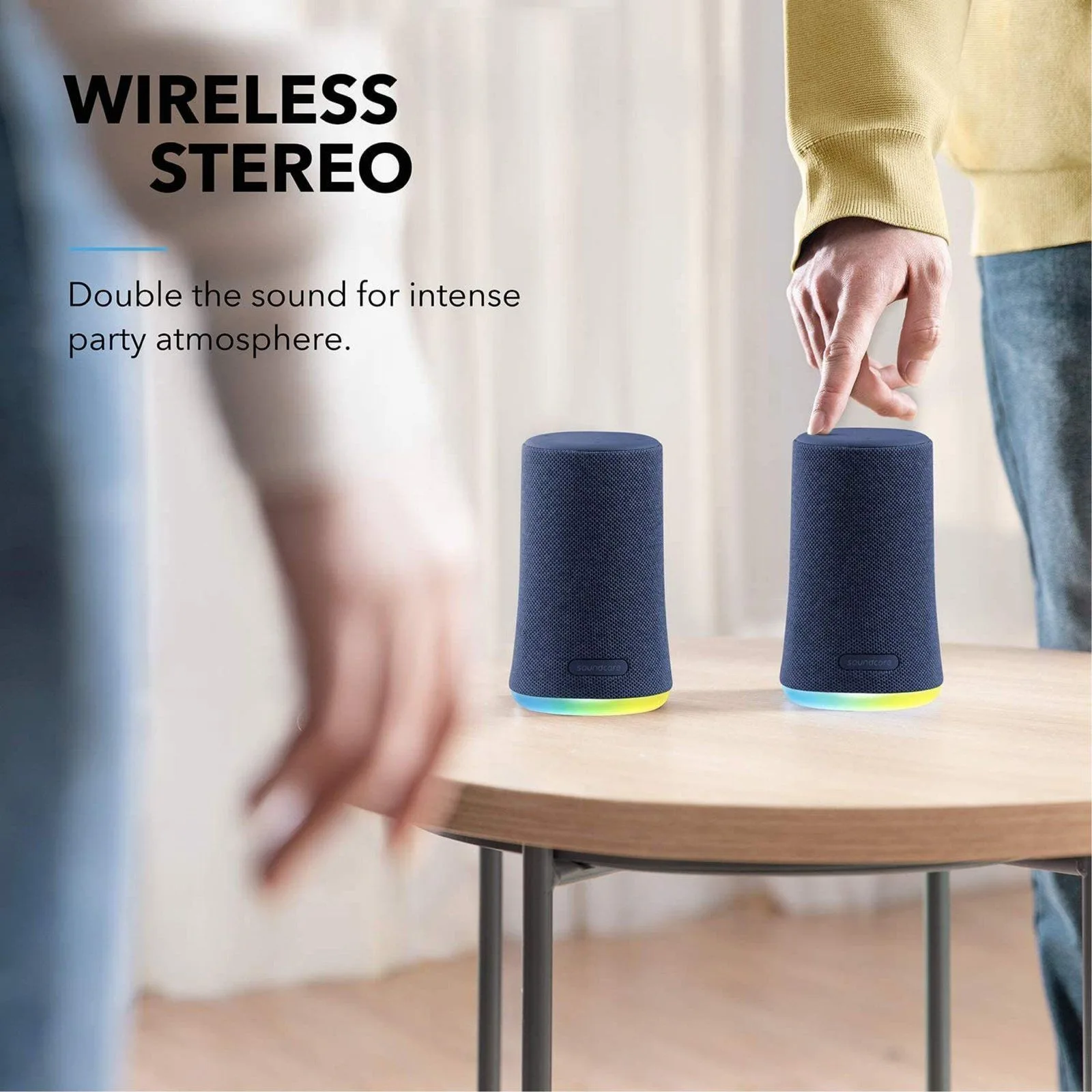 Anker Soundcore Flare Mini Portable Waterproof Speaker – Blue