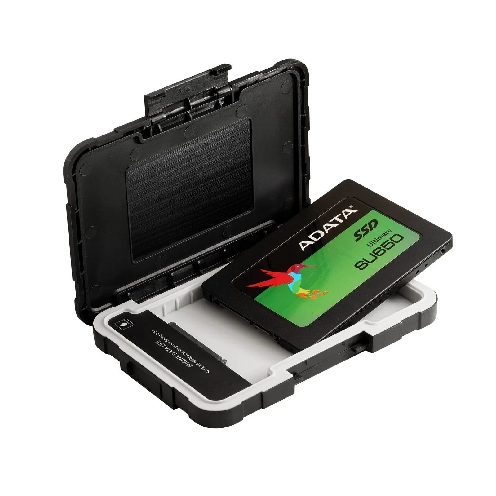 ADATA ED600 SSD/HDD Enclosure Tool-Free Easy Swap IP54 Waterproof Shockproof Dust Proof 2.5" USB 3.1