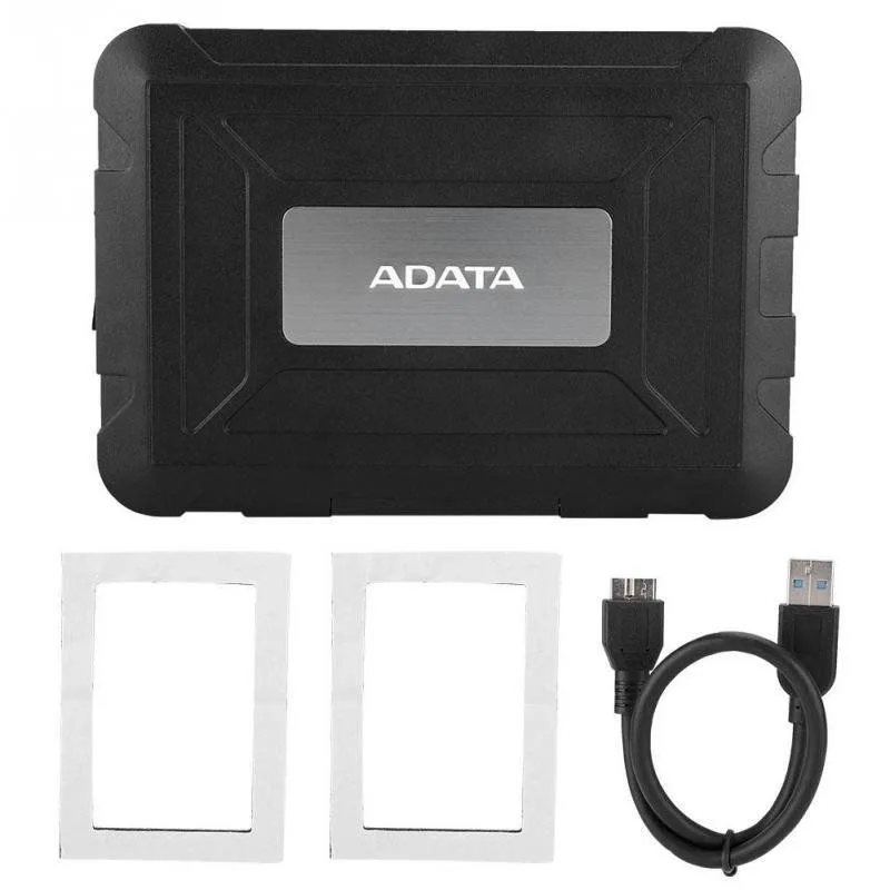 ADATA ED600 SSD/HDD Enclosure Tool-Free Easy Swap IP54 Waterproof Shockproof Dust Proof 2.5" USB 3.1