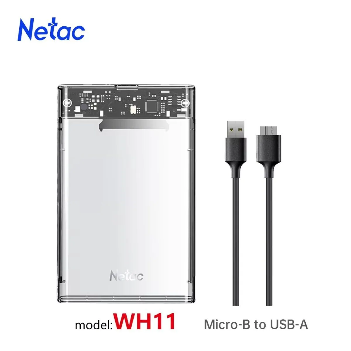 NETAC WH11 2.5″ Portable Hard Disk Enclosure HDD/SSD SATA 3.0