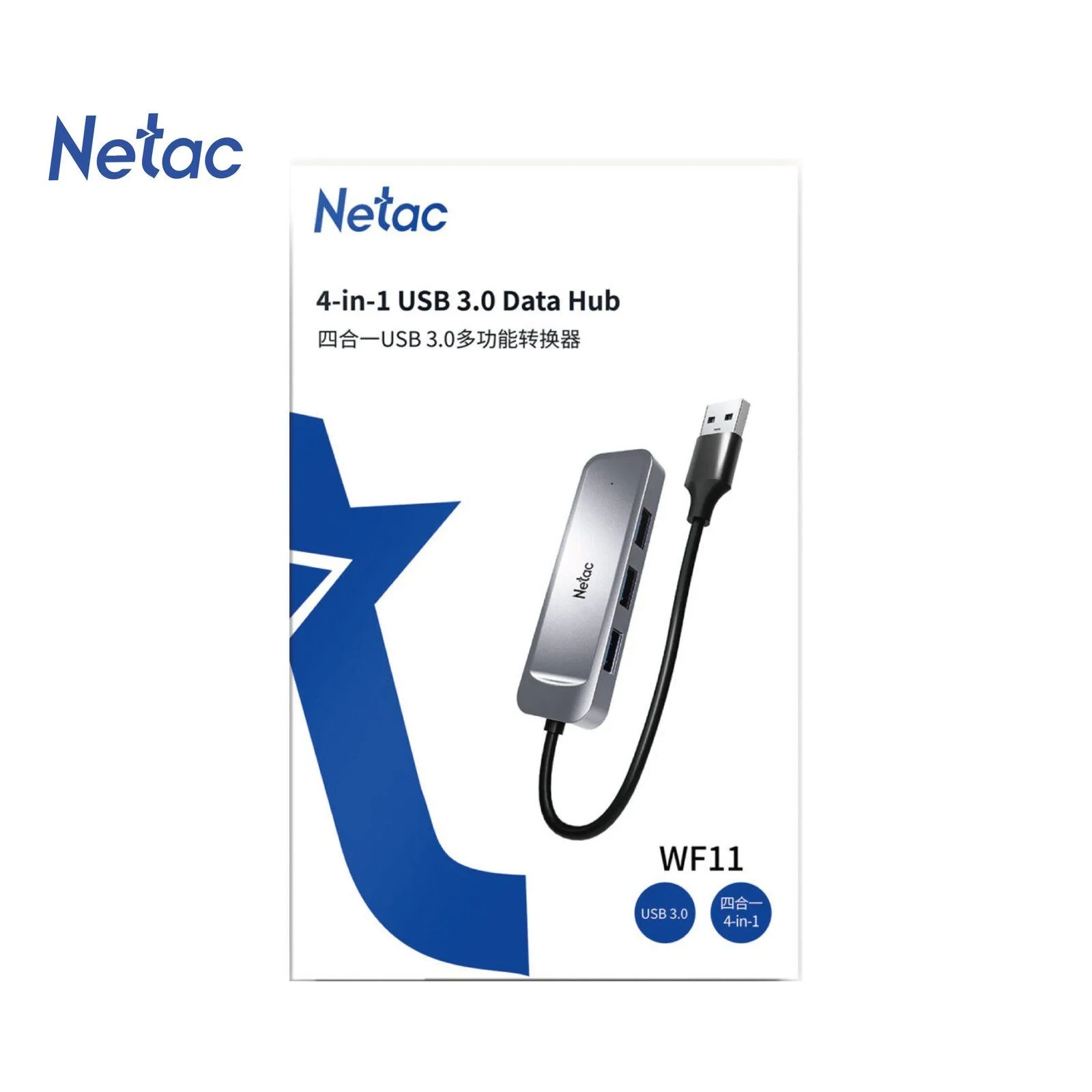 NETAC WF11 4 in 1 USB 3.0 Data HUB Extended HUB