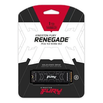 Kingston FURY Renegade 1TB M.2 NVMe PCIe 4.0 Internal SSD Up to 7300 MB/s