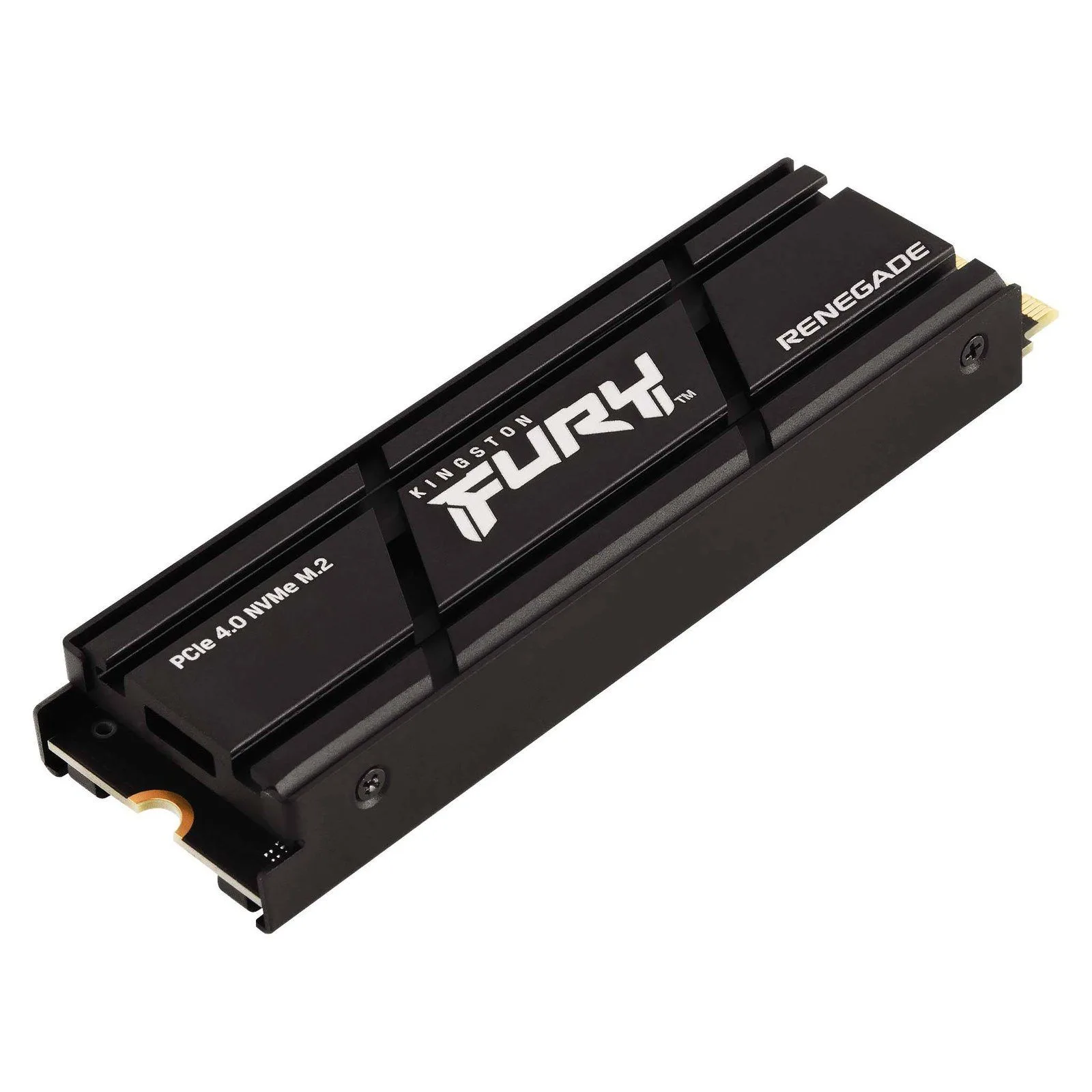 قرص SSD داخلي Kingston FURY Renegade سعة 1TB نوع M.2 NVMe PCIe 4.0 مع مشتت حراري من الألمنيوم