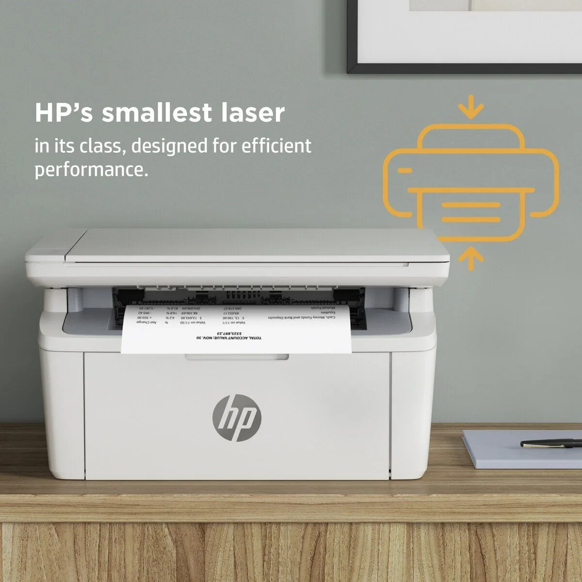 طابعة ليزر HP LaserJet MFP 141a متعددة الوظائف 3 في 1 - أبيض وأسود - 7MD73A