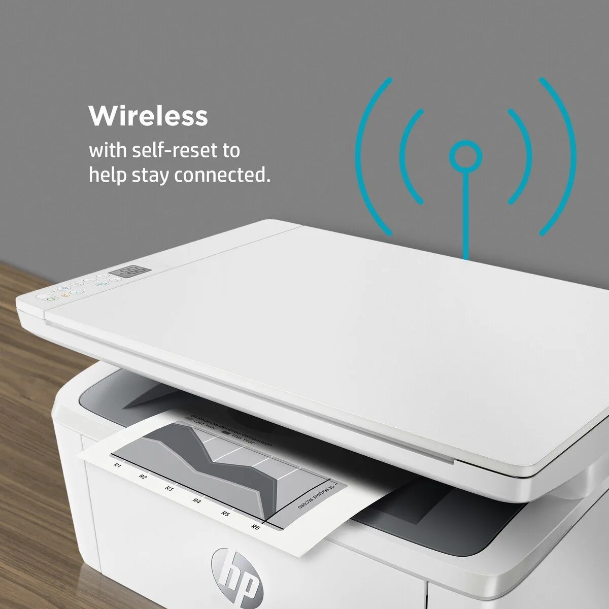 طابعة ليزر HP LaserJet MFP 141w متعددة الوظائف 3 في 1 - أبيض وأسود - 7MD74A