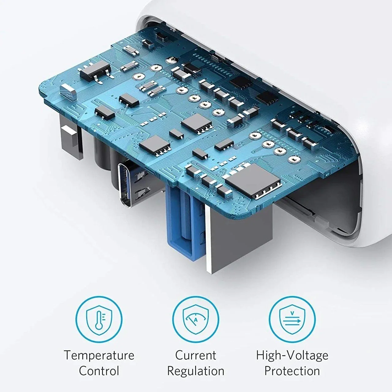 Anker PowerPort PD+2 USB-C + USB-A Charger 35W