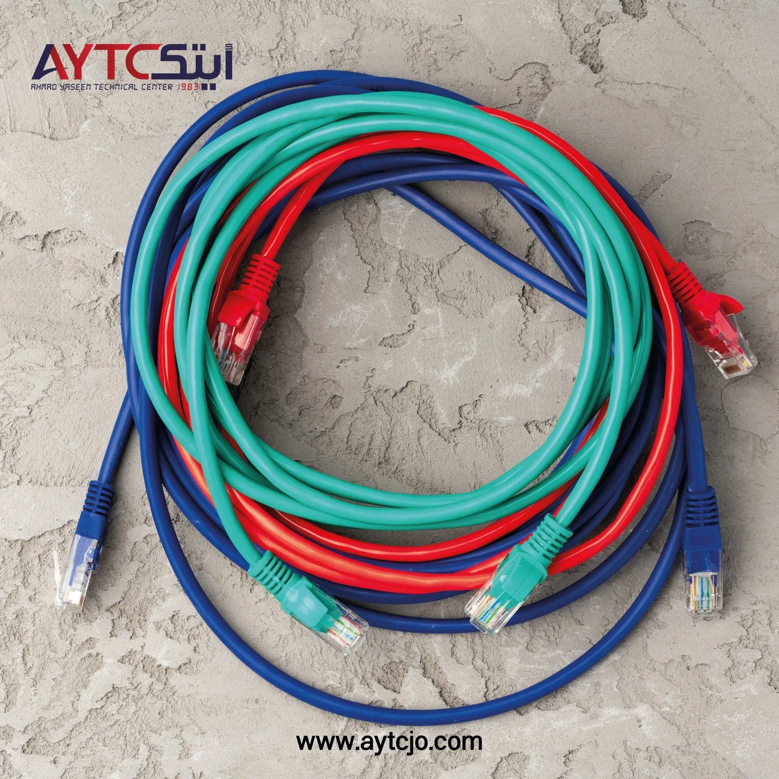 كابل شبكة Cat6 جاهز بطول 1 متر