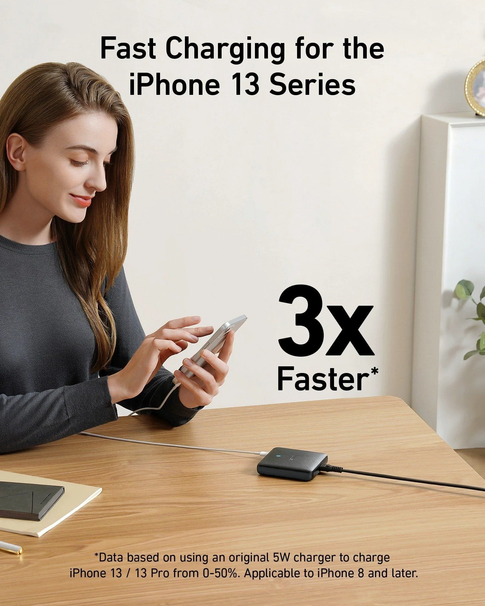 شاحن Anker PowerPort Atom III Slim بأربعة منافذ - قدرة 65 واط