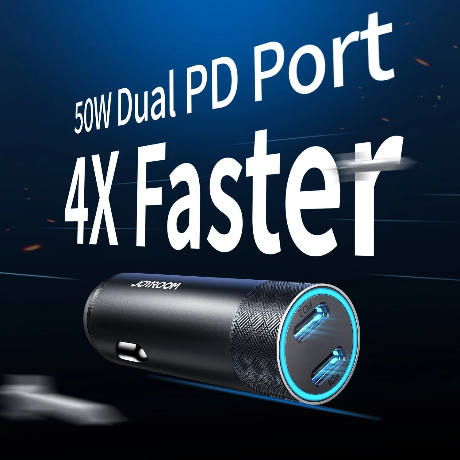 Joyroom Dual USB-C Car Charger - 50W