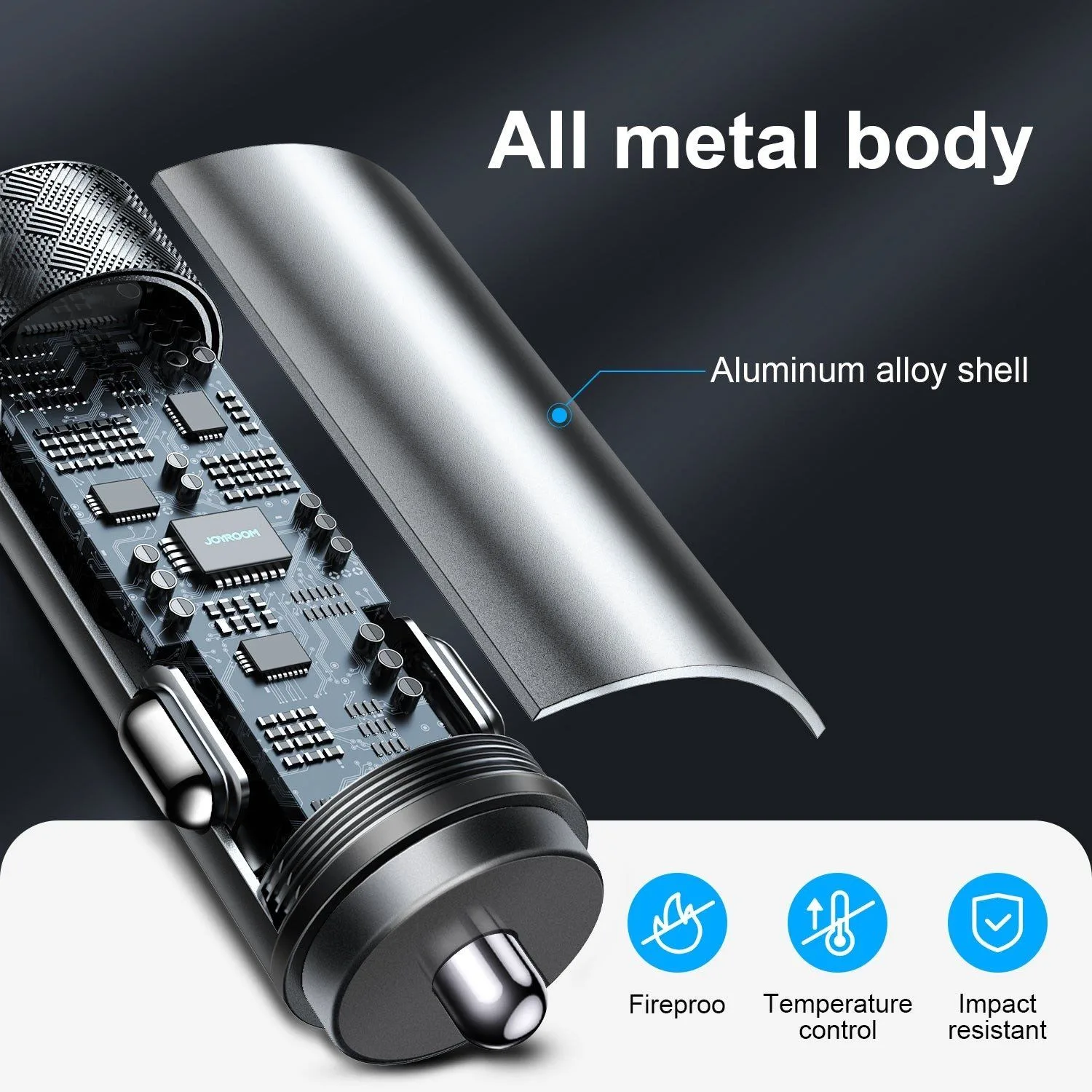 Joyroom Dual USB-C Car Charger - 50W