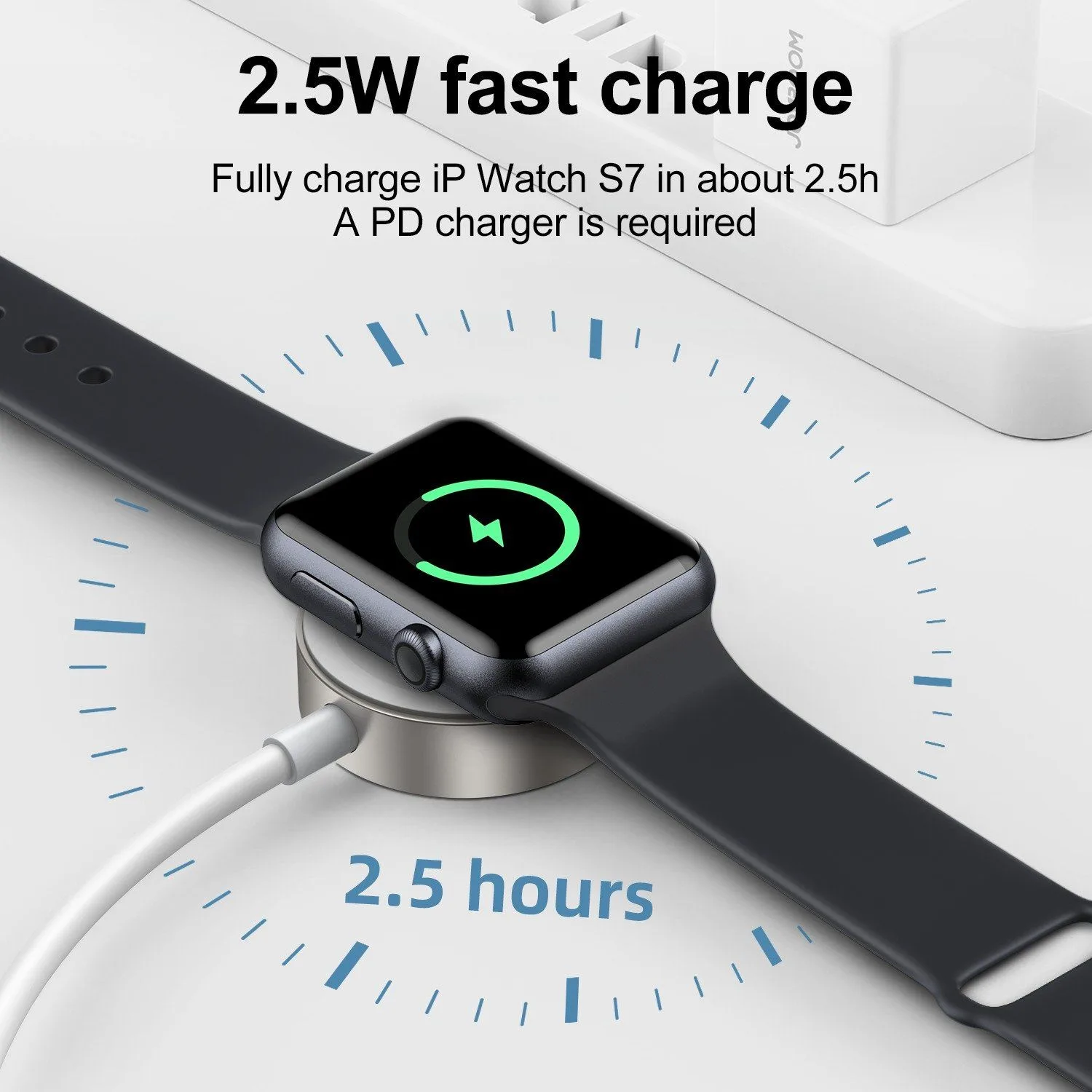 شاحن مغناطيسي Joyroom لساعة Apple Watch بمنفذ USB-C