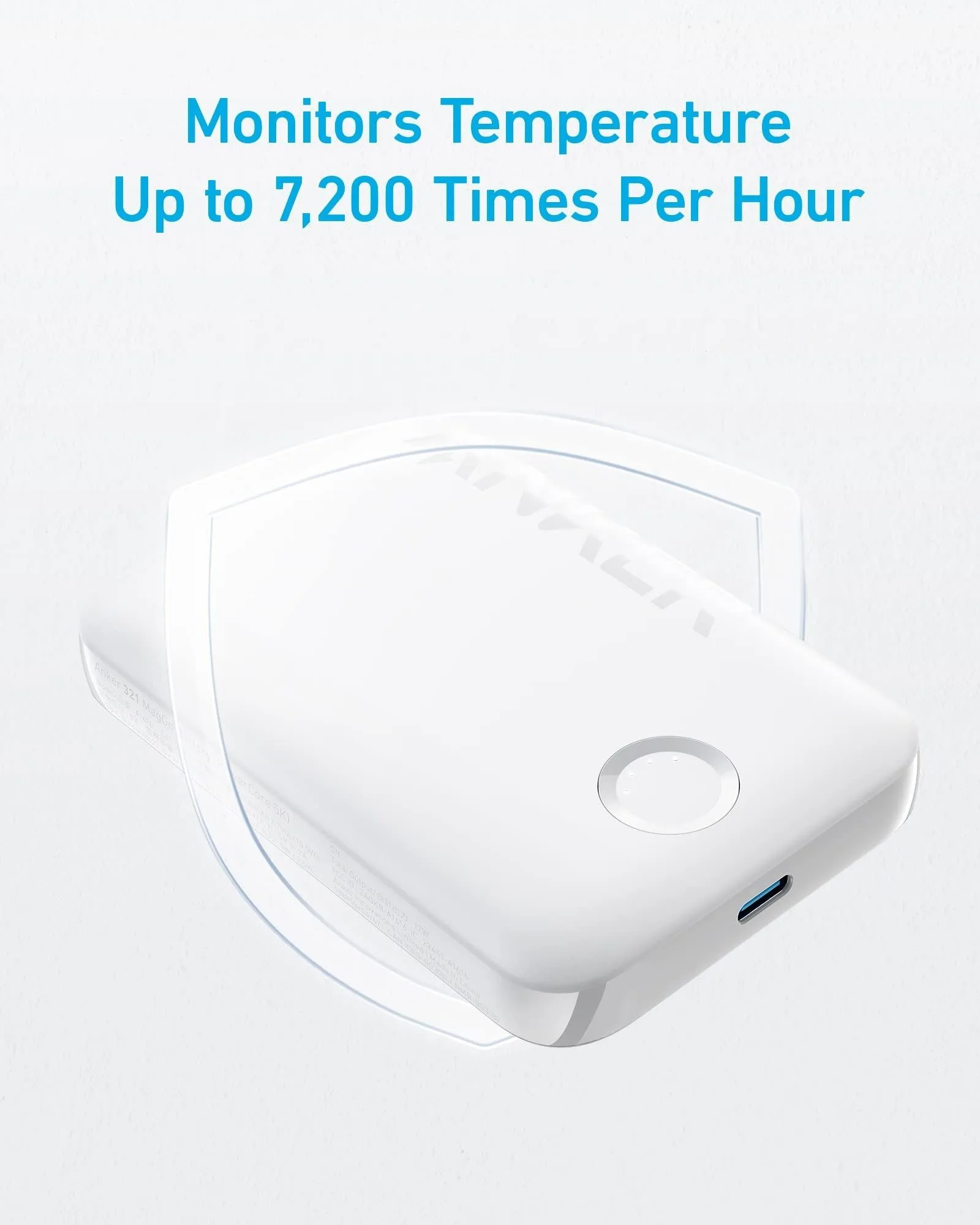 باور بانك مغناطيسي Anker 321 MagGo (PowerCore Magnetic) سعة 5000 مللي أمبير