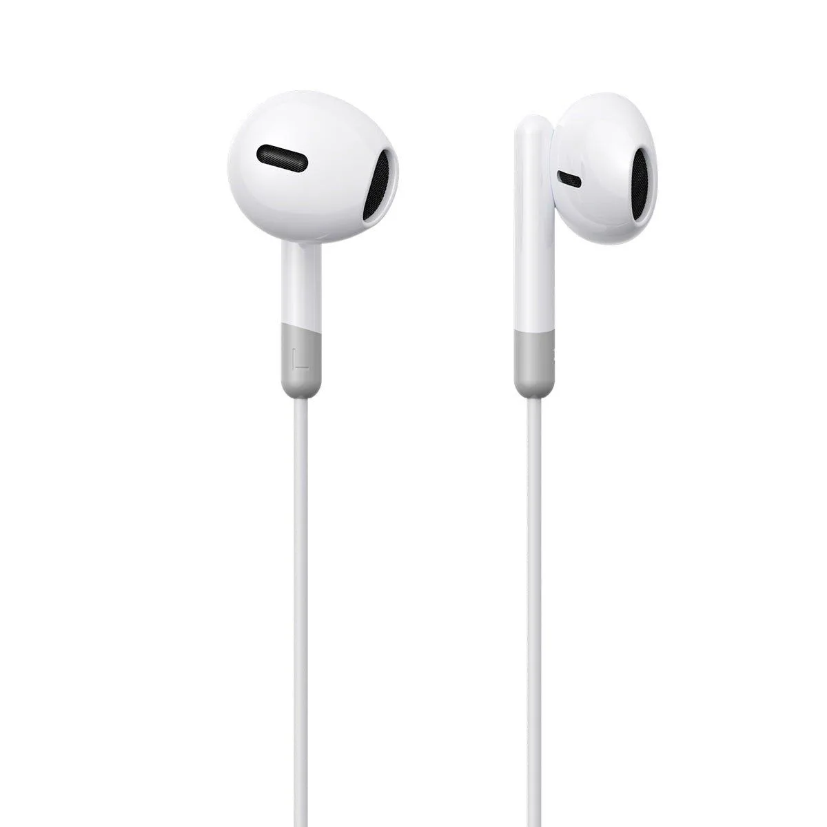 Joyroom Half in-Ear Wired Earphones - White