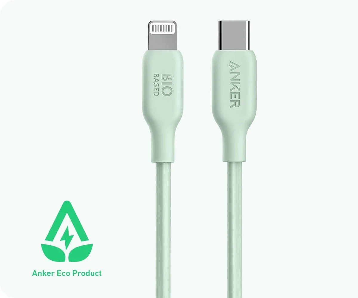 كابل Anker 542 من USB-C إلى Lightning من مواد حيوية - 0.9 متر