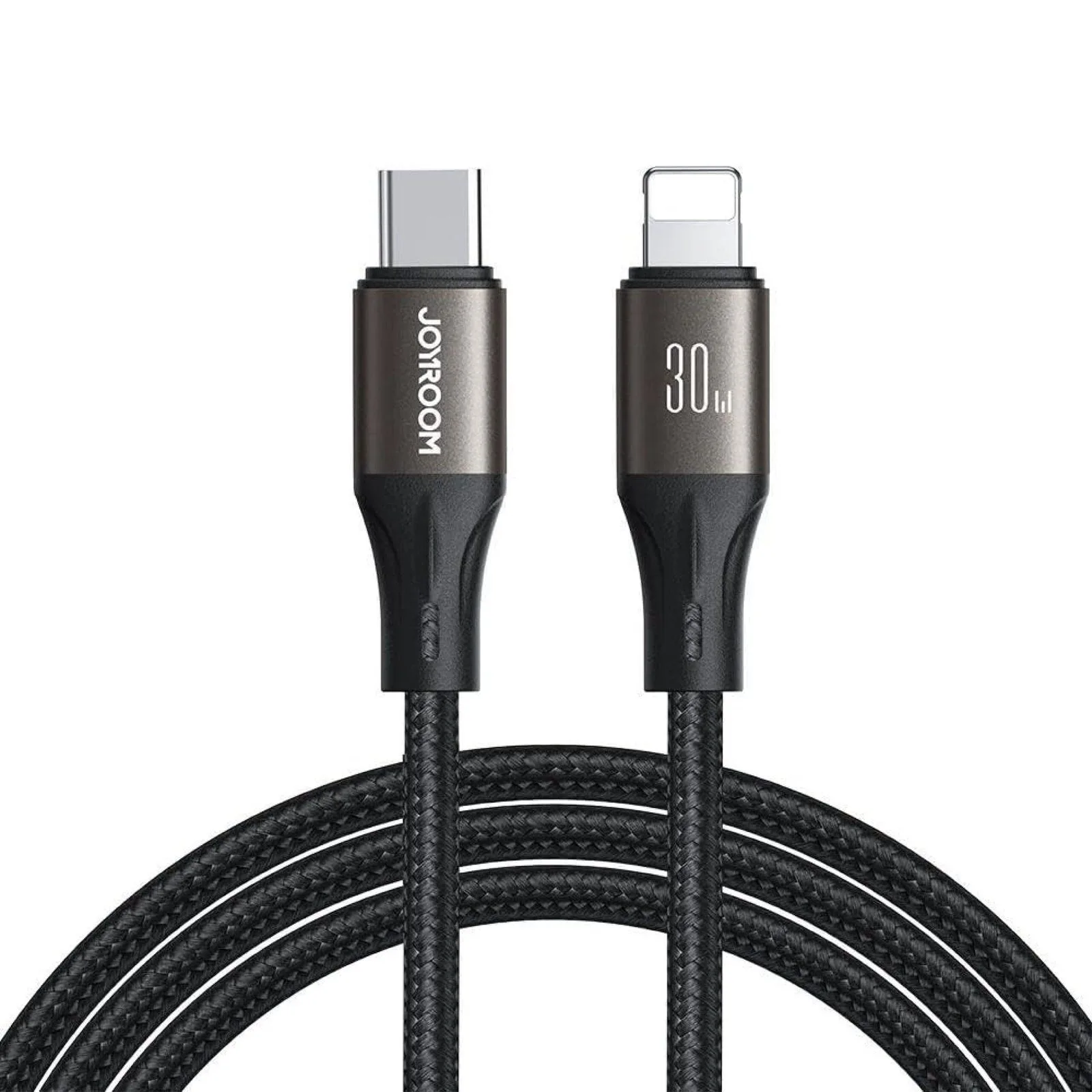 كابل Joyroom من Type-C إلى Lightning مجدول بالنايلون - 30 واط