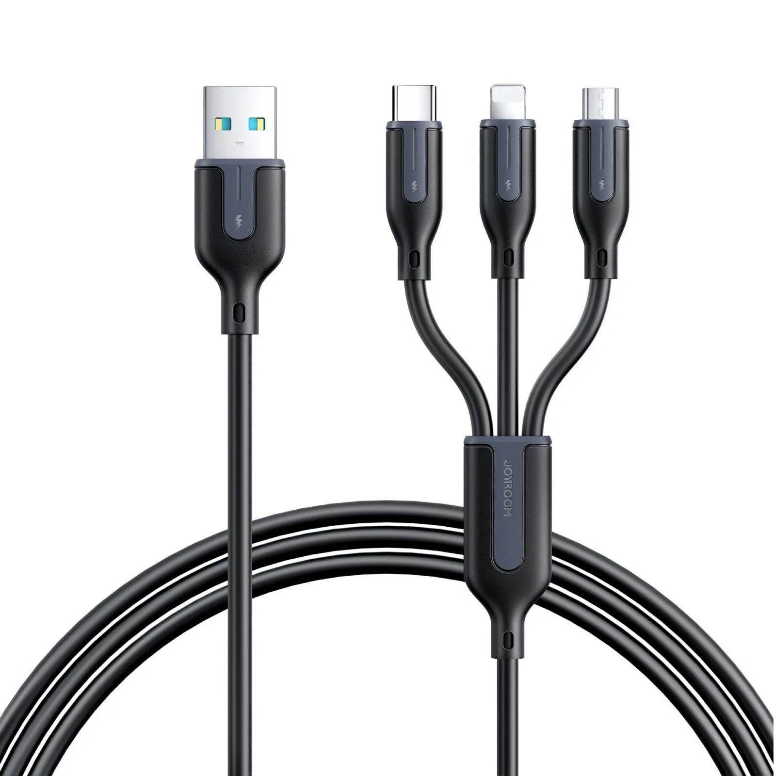 كابل شحن Joyroom ثلاثي الرؤوس 3 في 1 - 3.5 أمبير