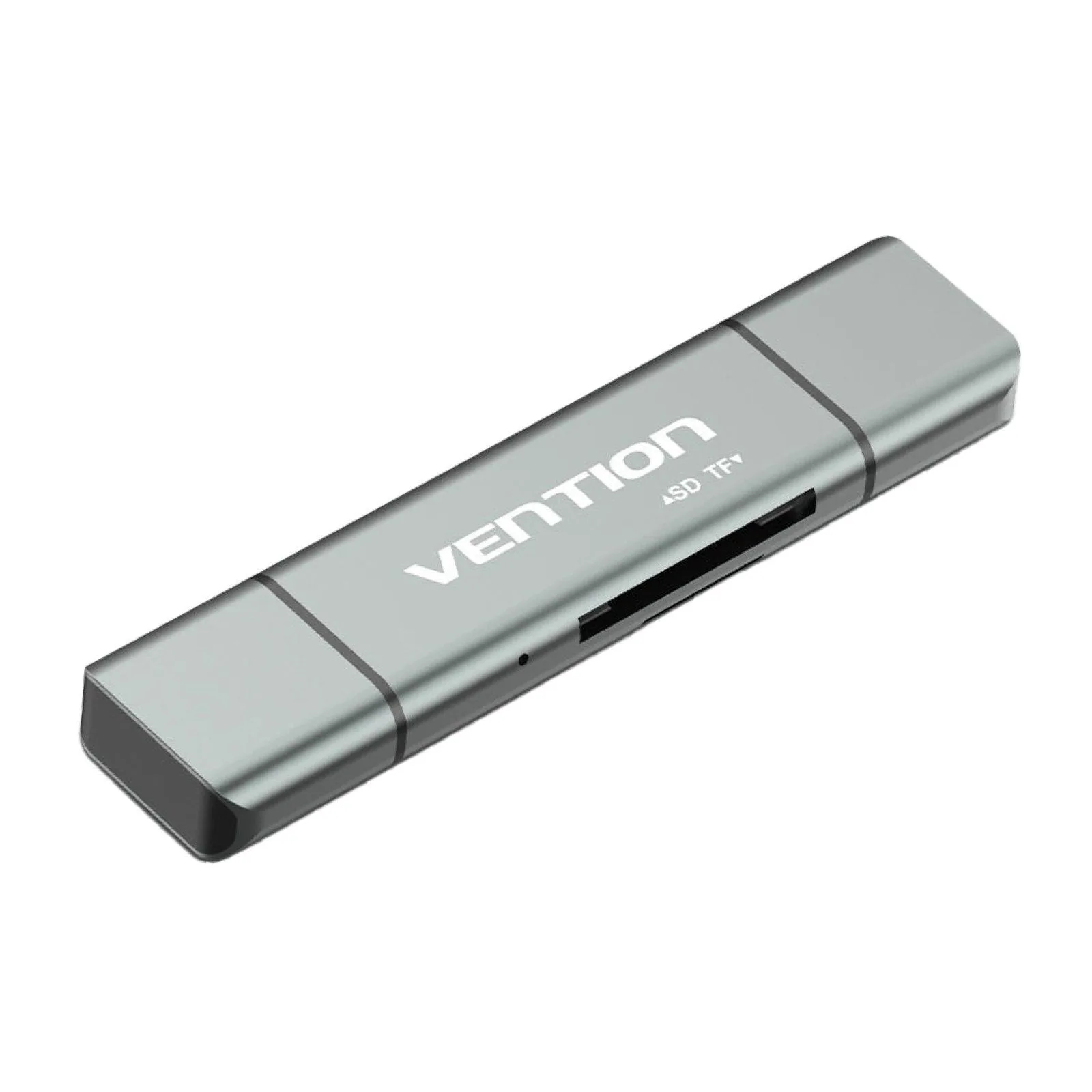 قارئ بطاقات معدني Vention بمنافذ USB-C وUSB-A وMicro USB - CCJH0