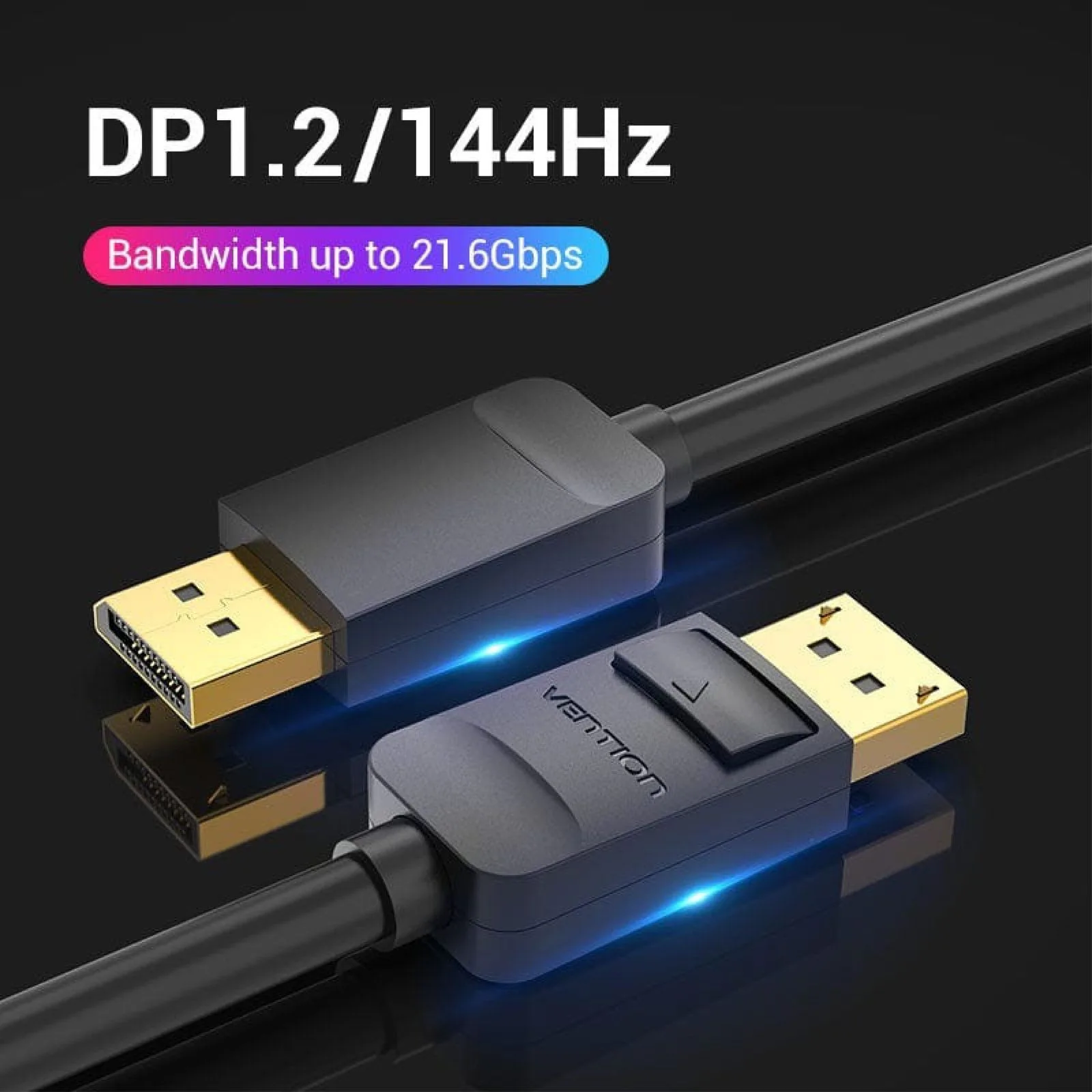 كابل Vention من DisplayPort إلى DisplayPort بطول 1.5 متر - HACBG