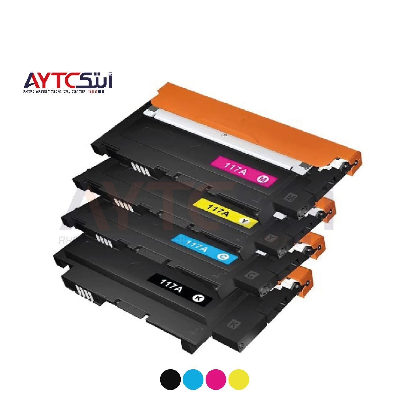 خرطوشة حبر ليزر متوافقة AYTC 117A - أسود - W2070A