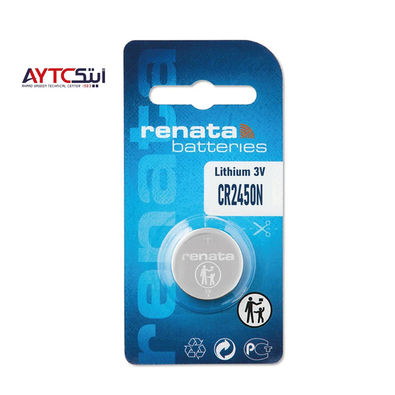 RENATA CR2450N Lithium Batteries 3V