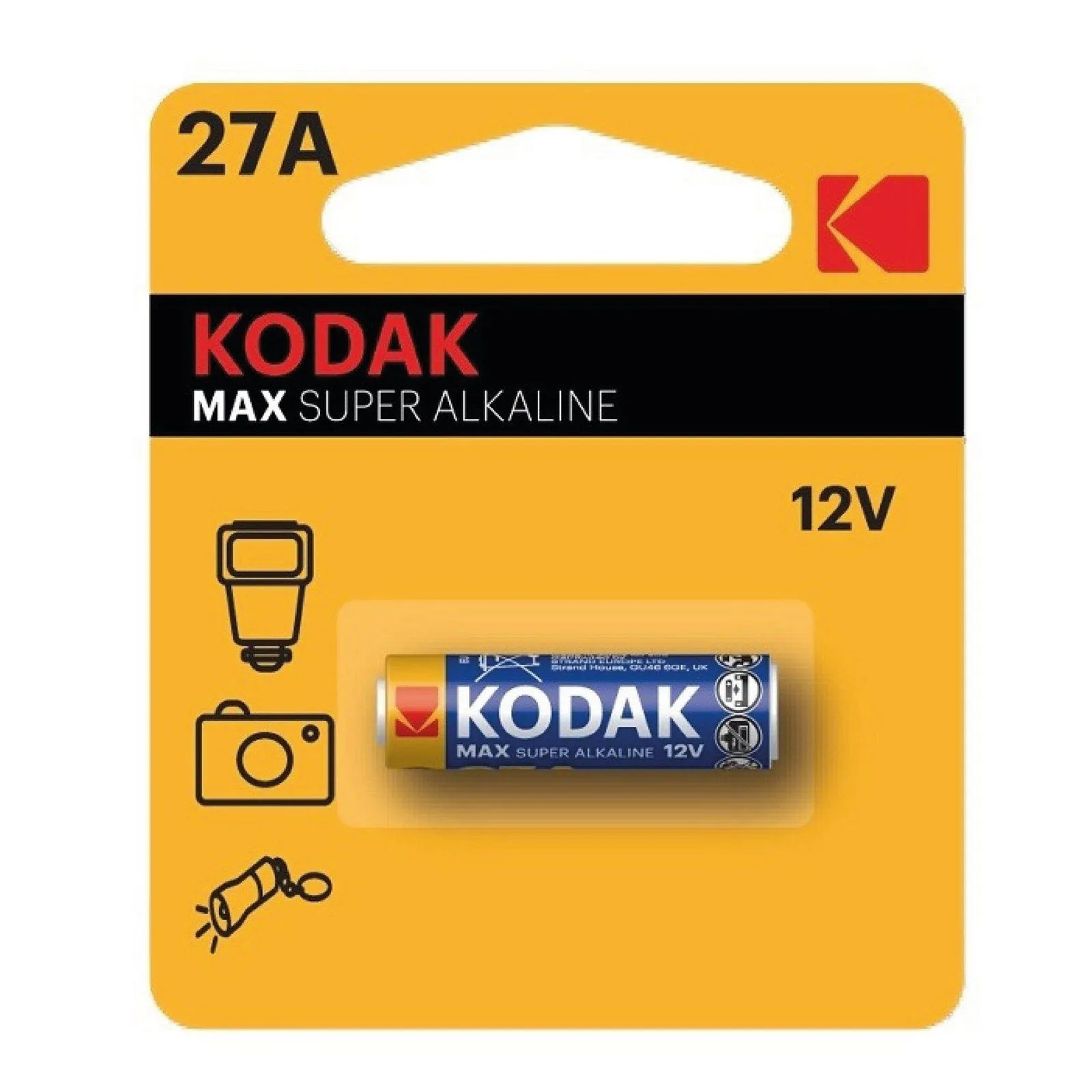 KODAK 27A MAX Super Alkaline Batteries 12V