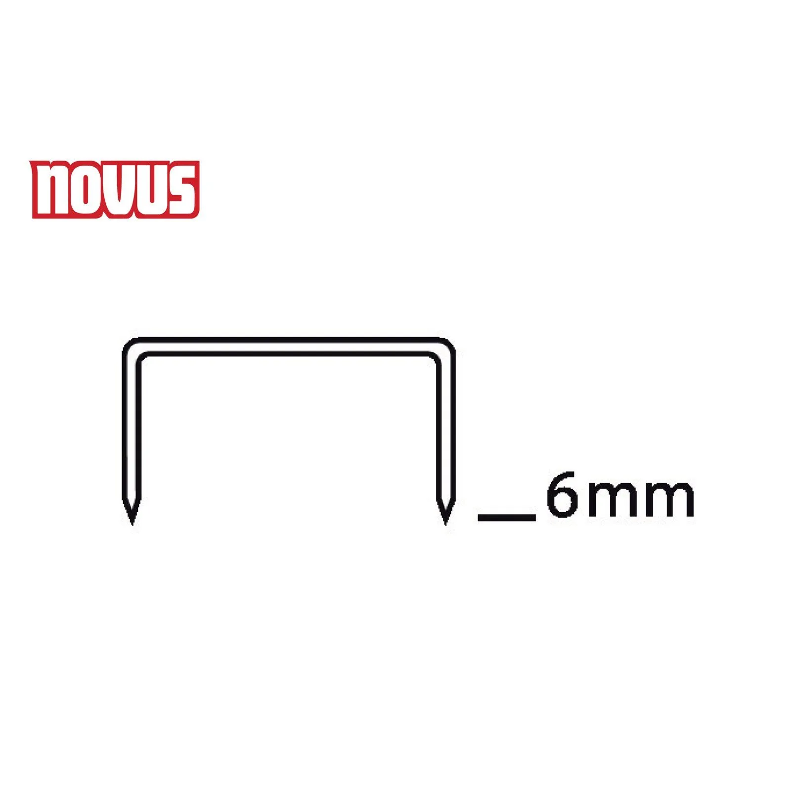 دبابيس NOVUS 24/6 Super - عبوة 1000 دبوس