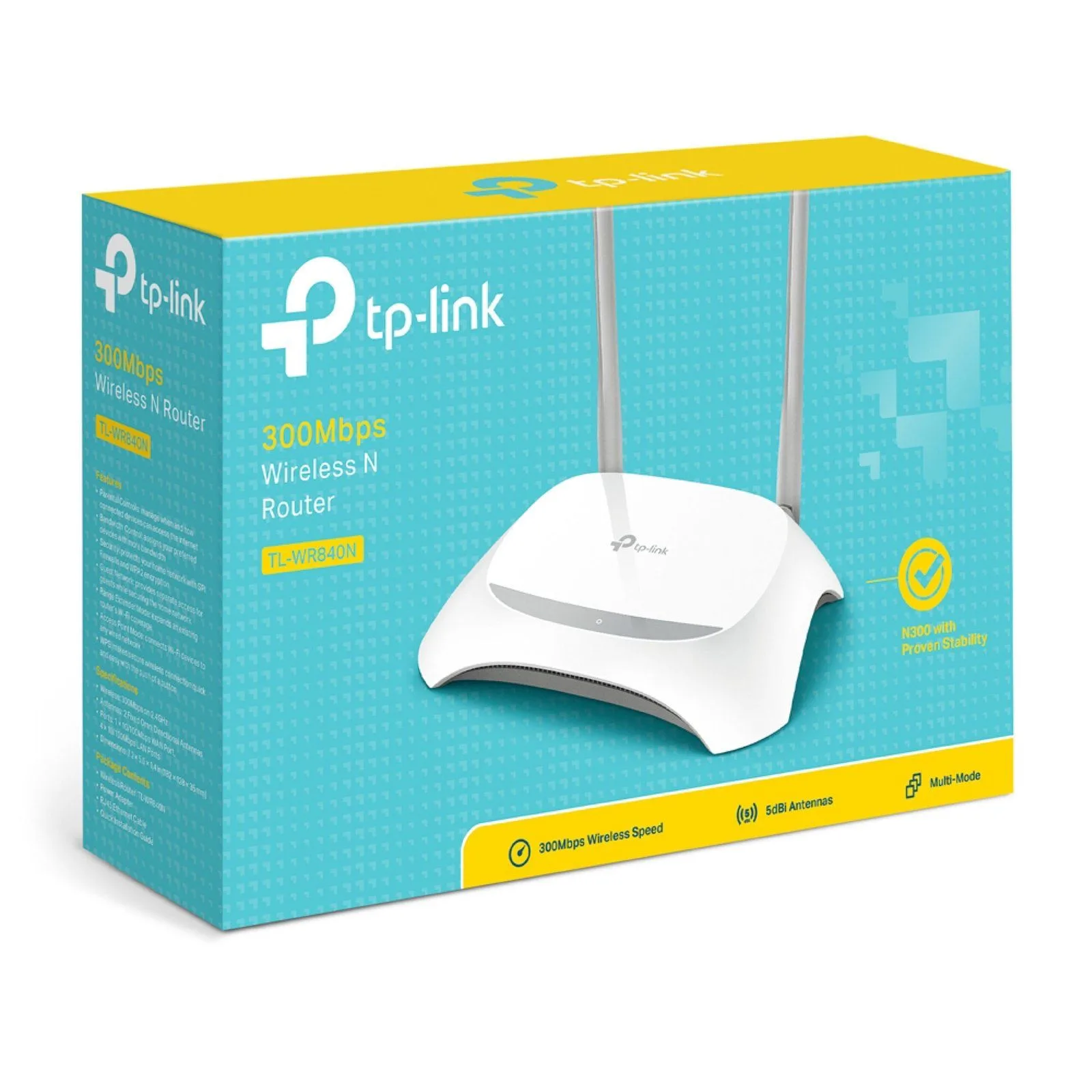 راوتر لاسلكي TP-Link TL-WR840N بسرعة 300 ميجابت/ث