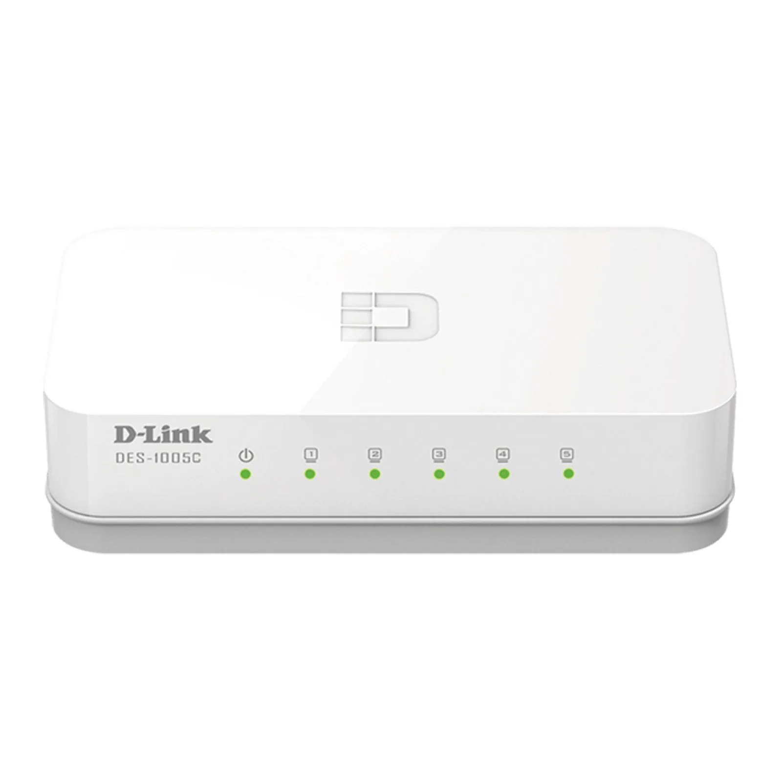 سويتش مكتبي D-Link DES-1005C بخمسة منافذ 10/100 ميجابت/ث