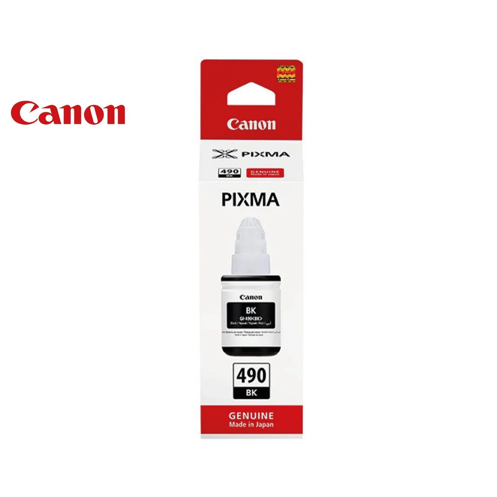 عبوة حبر Canon GI-490BK أصلية سعة 135 مل - أسود