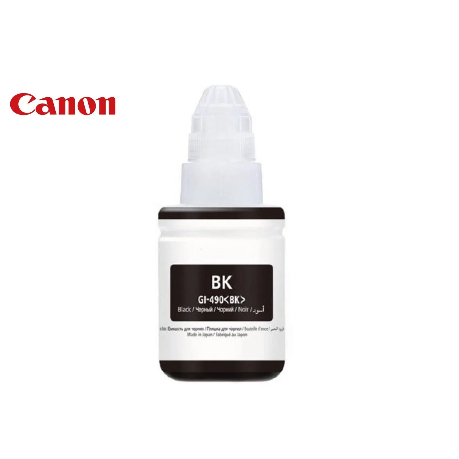 عبوة حبر Canon GI-490BK أصلية سعة 135 مل - أسود