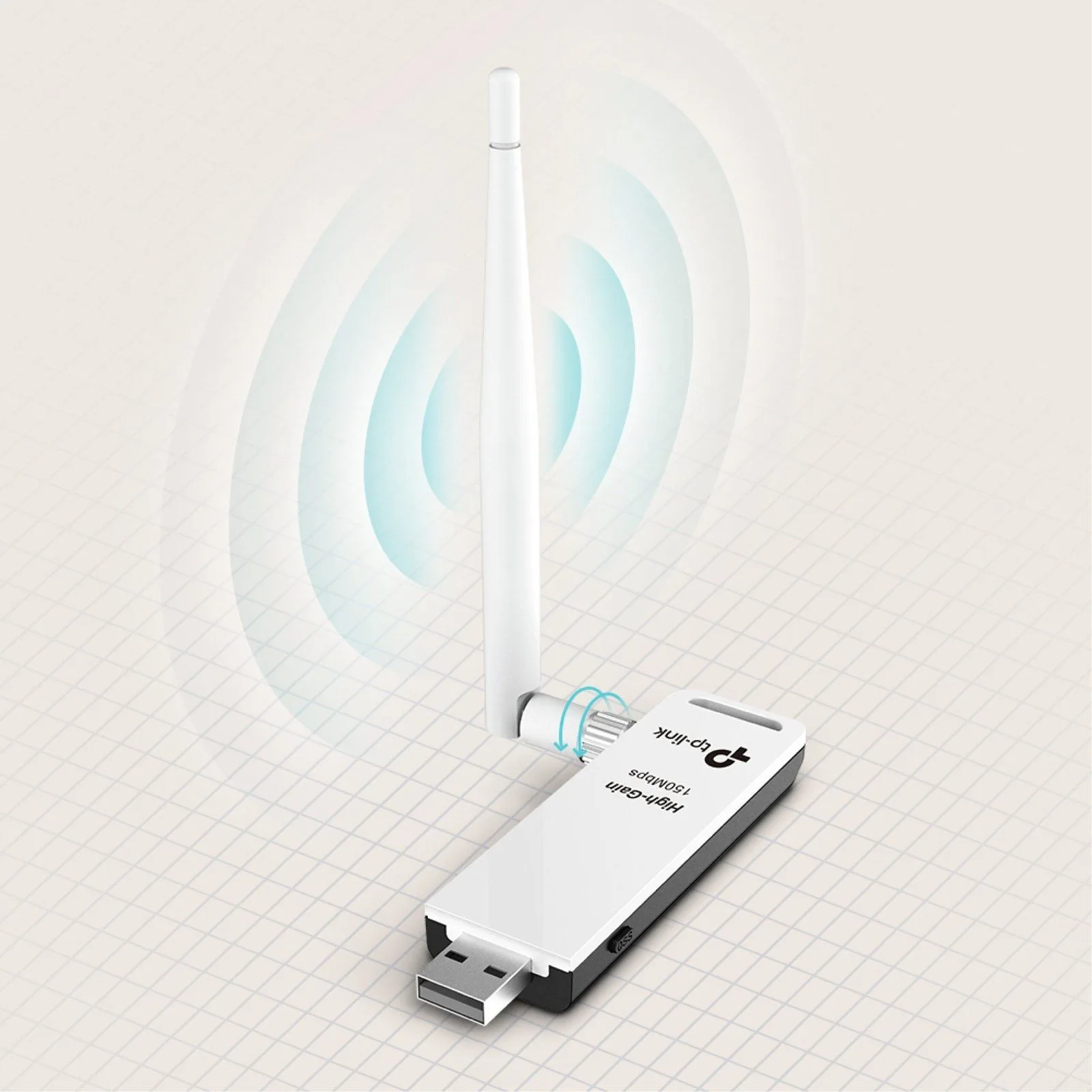 TP-Link 150Mbps High Gain Wireless USB Adapter - TL-WN722N