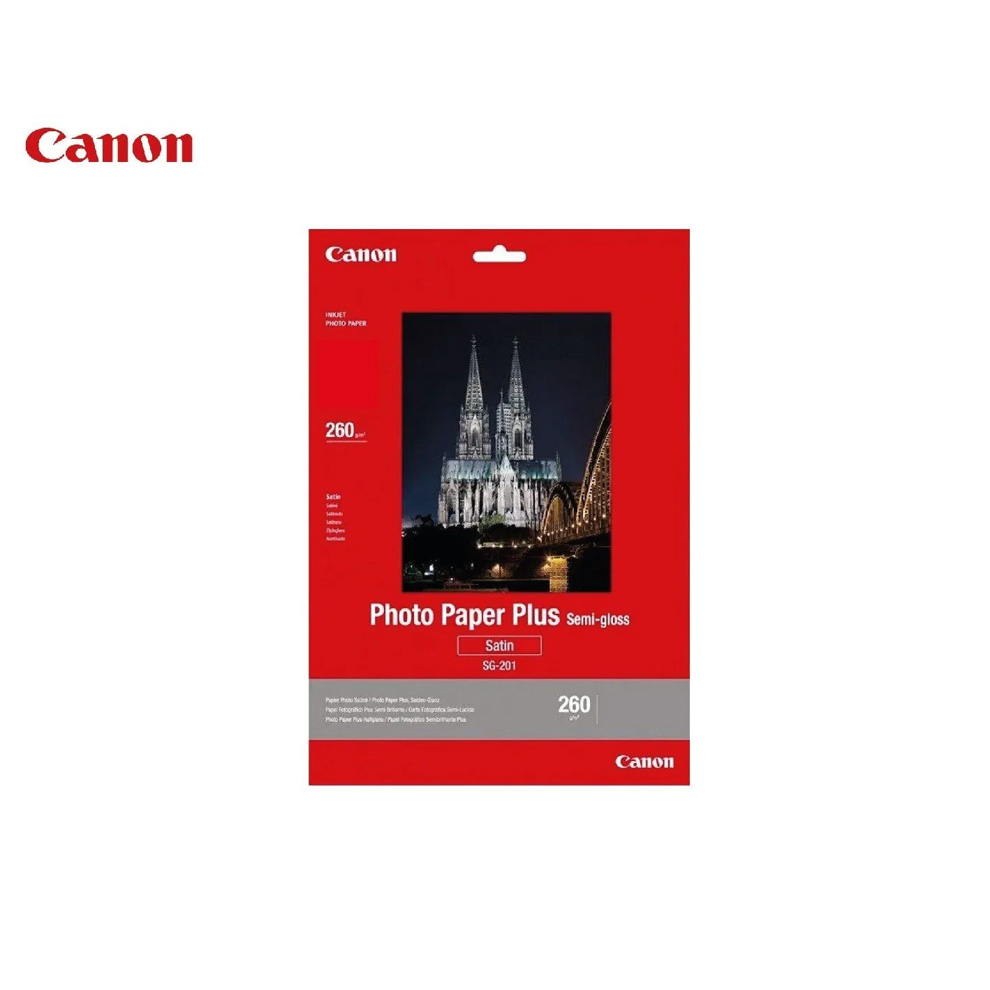 Canon Photo Paper Plus Semi-Gloss 10X15cm 260gsm 5-Sheet SG-201