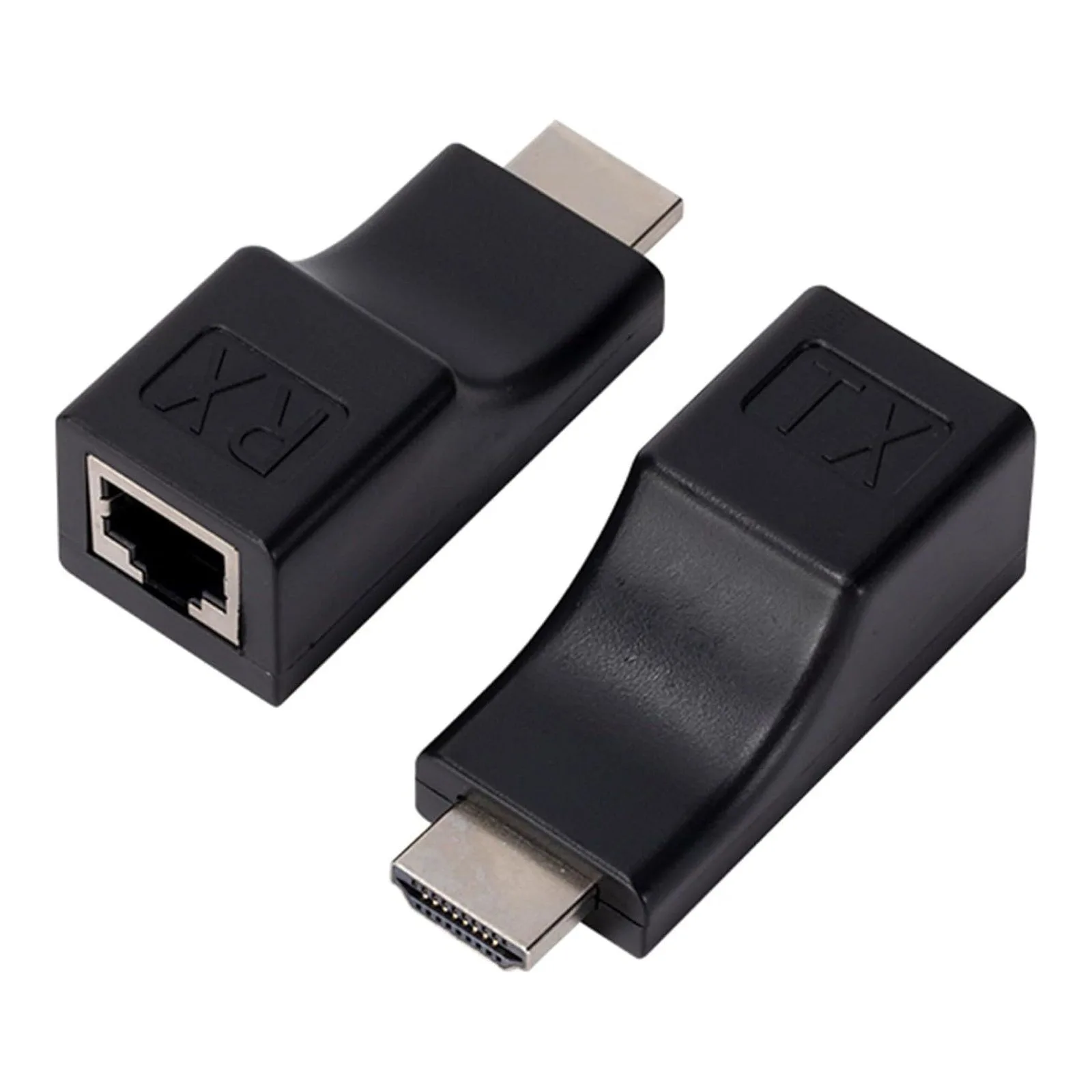 موسّع HDMI عبر كابل شبكة RJ45 Cat-6/6e لمسافة 30 متراً - AYTC