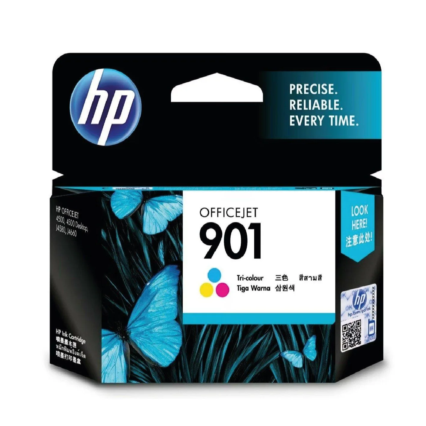 HP 901 Color Original Ink Cartridge - CC656AE