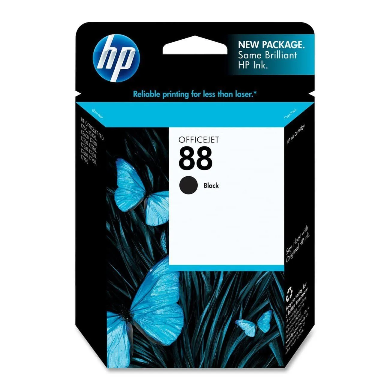 HP 88 Black Original Officejet Cartridge - C9385AE