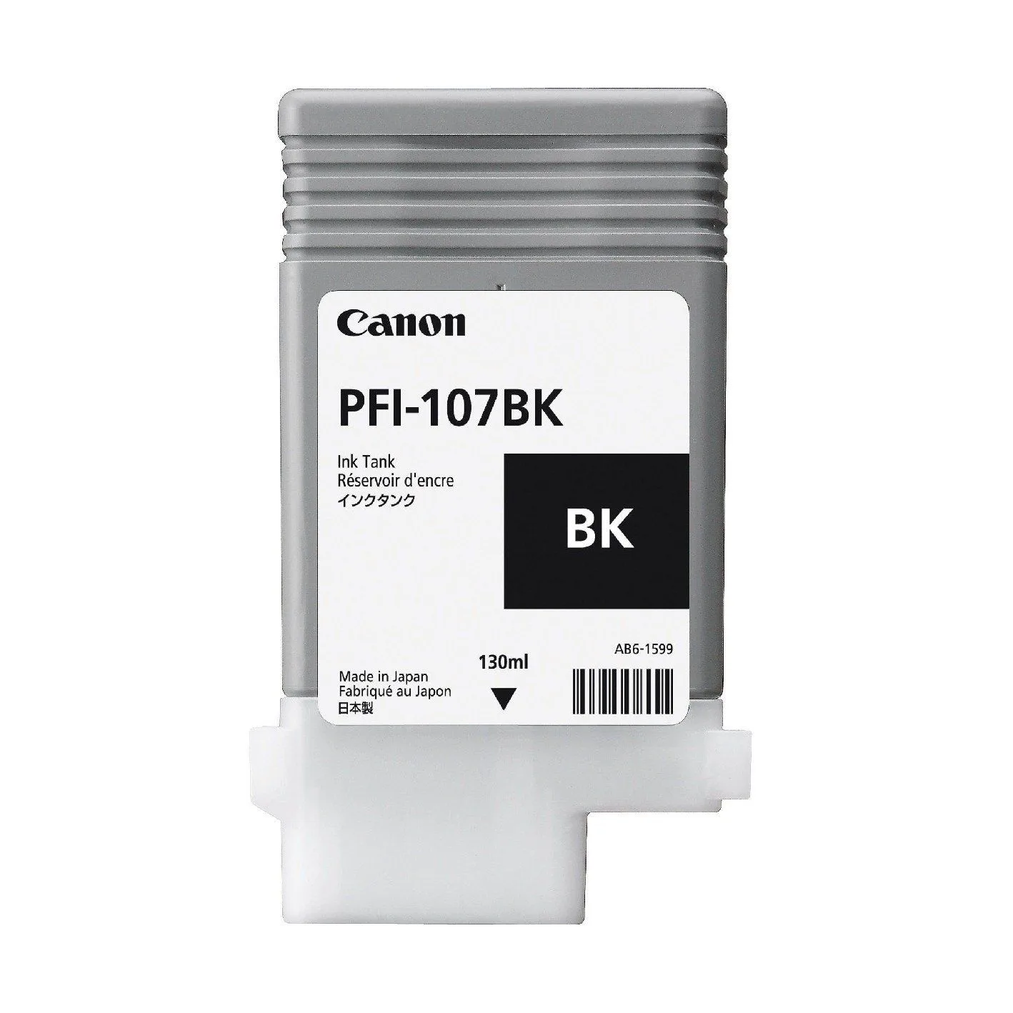 خرطوشة حبر Canon PFI-107BK أصلية - أسود