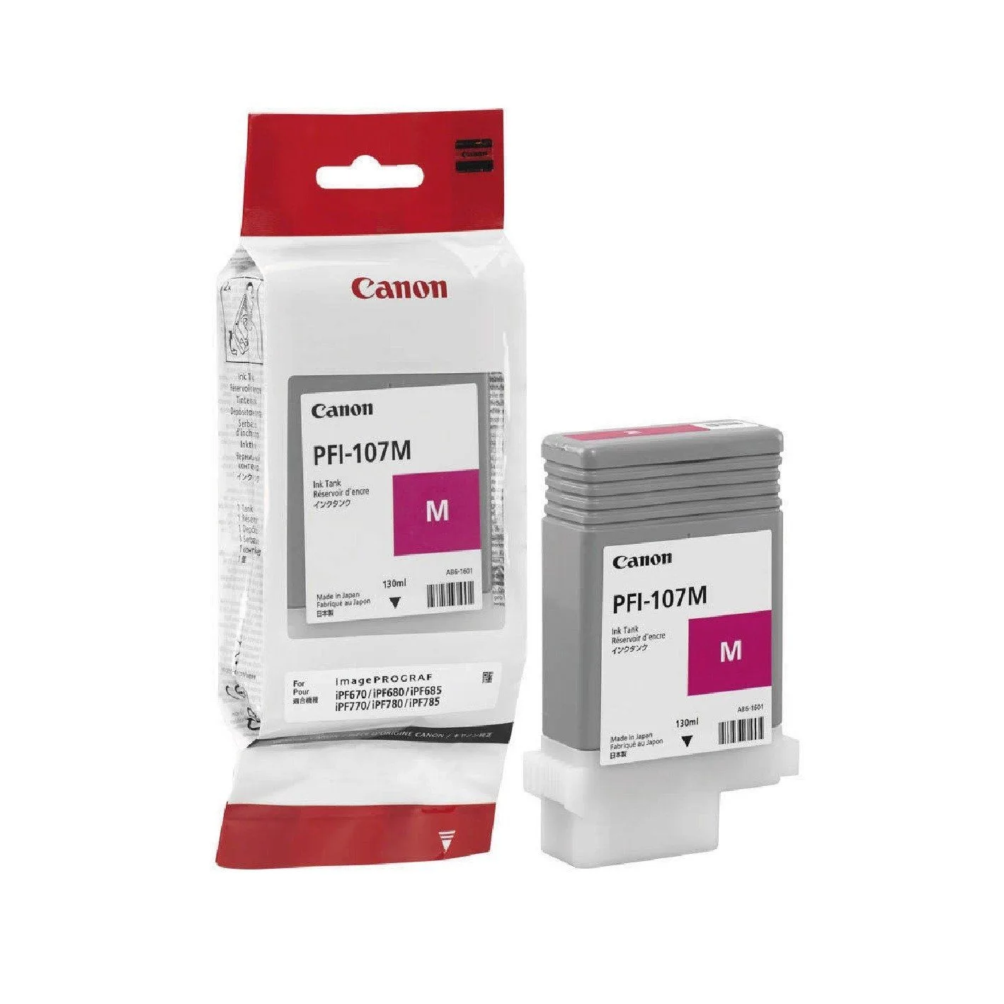 خرطوشة حبر Canon PFI-107M أصلية - أرجواني