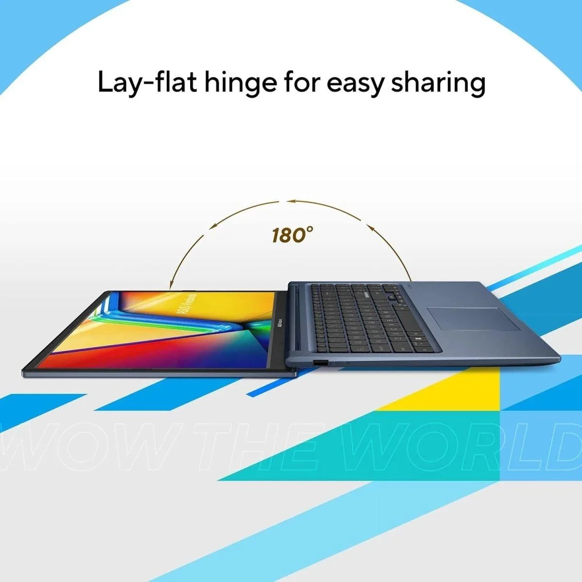 لابتوب ASUS Vivobook 15 X1504VA بمعالج Intel Core i3 الجيل 13، رام 8GB، SSD NVMe سعة 256GB، شاشة 15.6 بوصة Full HD